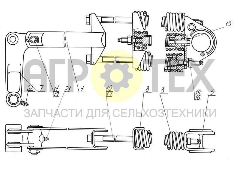 Блок уравновешивания (ЖКС 04.040) (№3 на схеме)